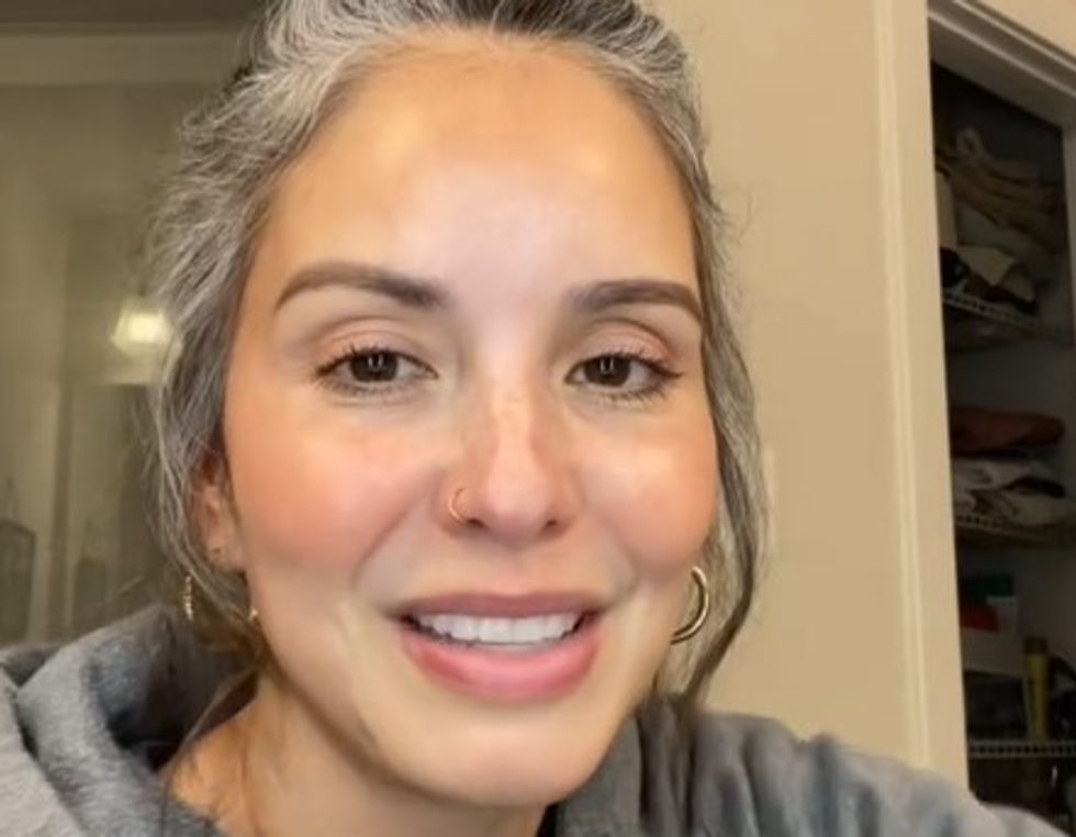 50-YEAR-OLD talking to camera
