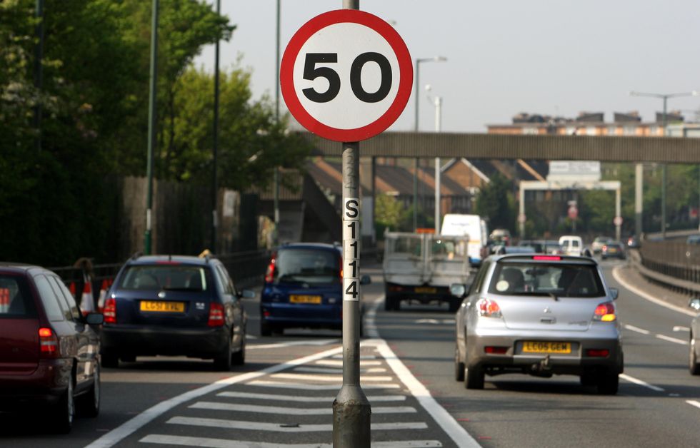 50mph speed limit
