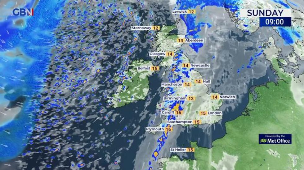 UK weather: Early cloud and outbreaks of rain, sunny spells following