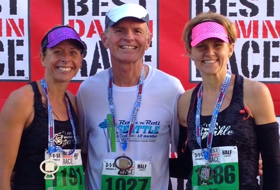 Neal, 72, with his family