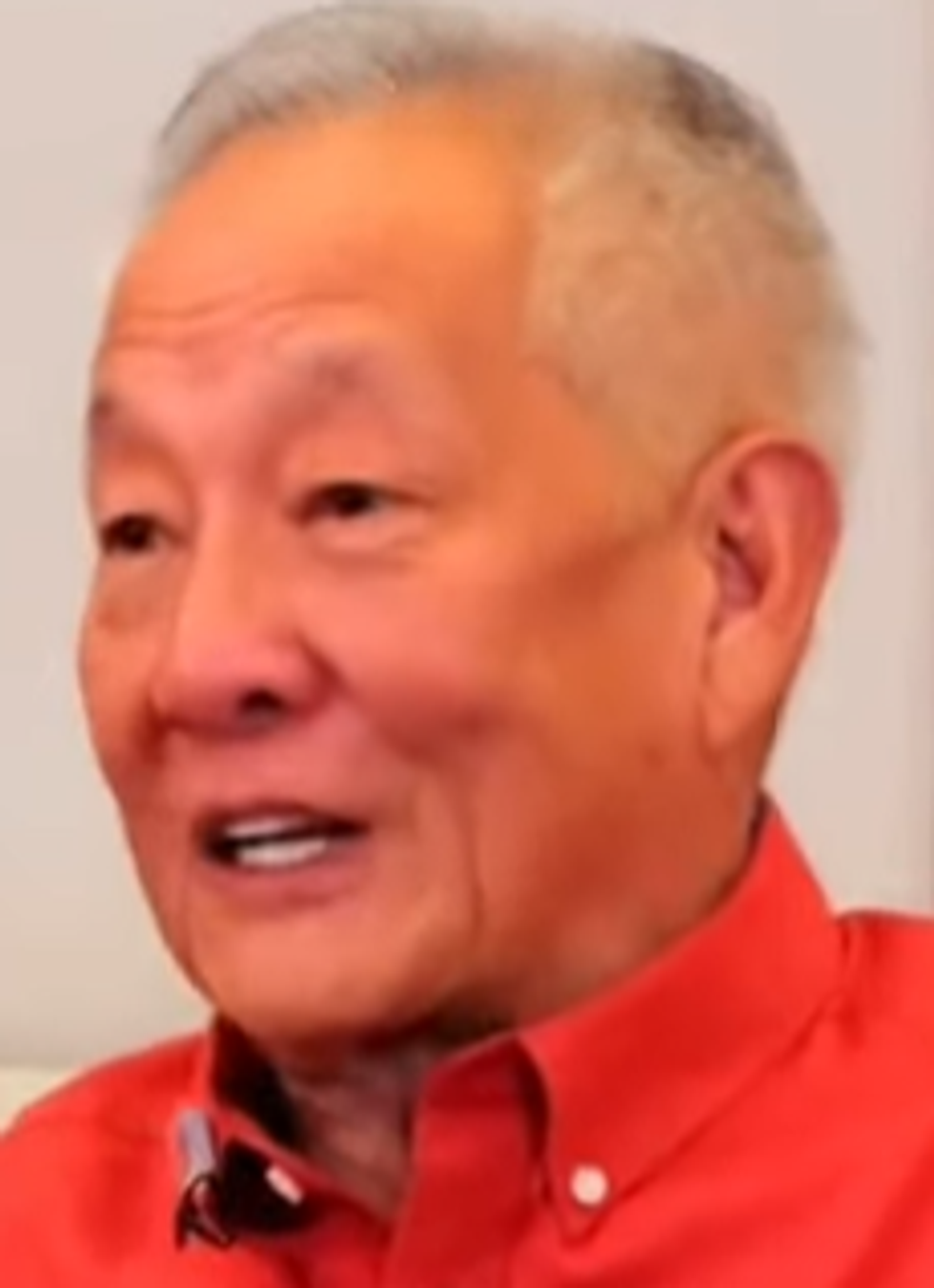 75-year-old man giving tips on longevity