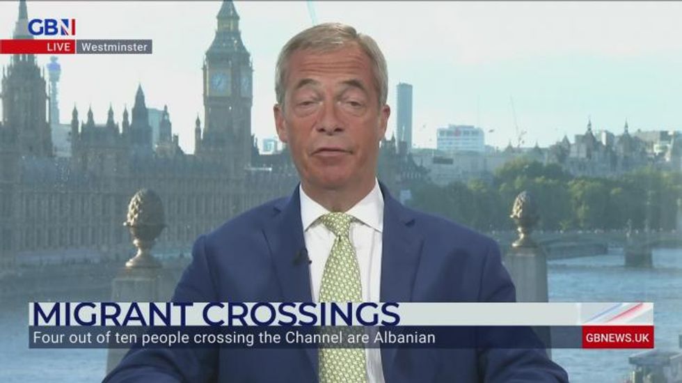 'Not one Albanian man crossing from France would ever qualify as a refugee' - Nigel Farage reacts to latest Channel migrant figures