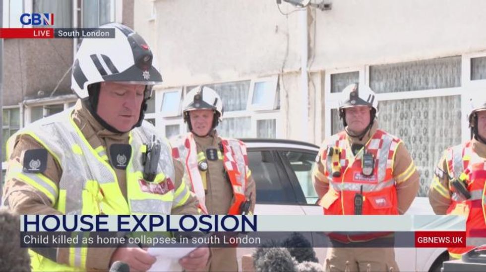 Child dies as house collapses after explosion at Croydon house