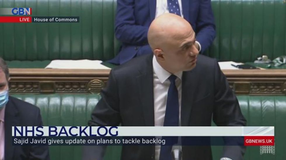 Sajid Javid pledges 15,000 new health workers by the end of March