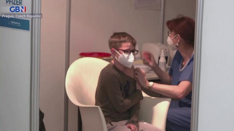 Covid: Superman, Cinderella, Pikachu and Minions help Czech children get jabbed