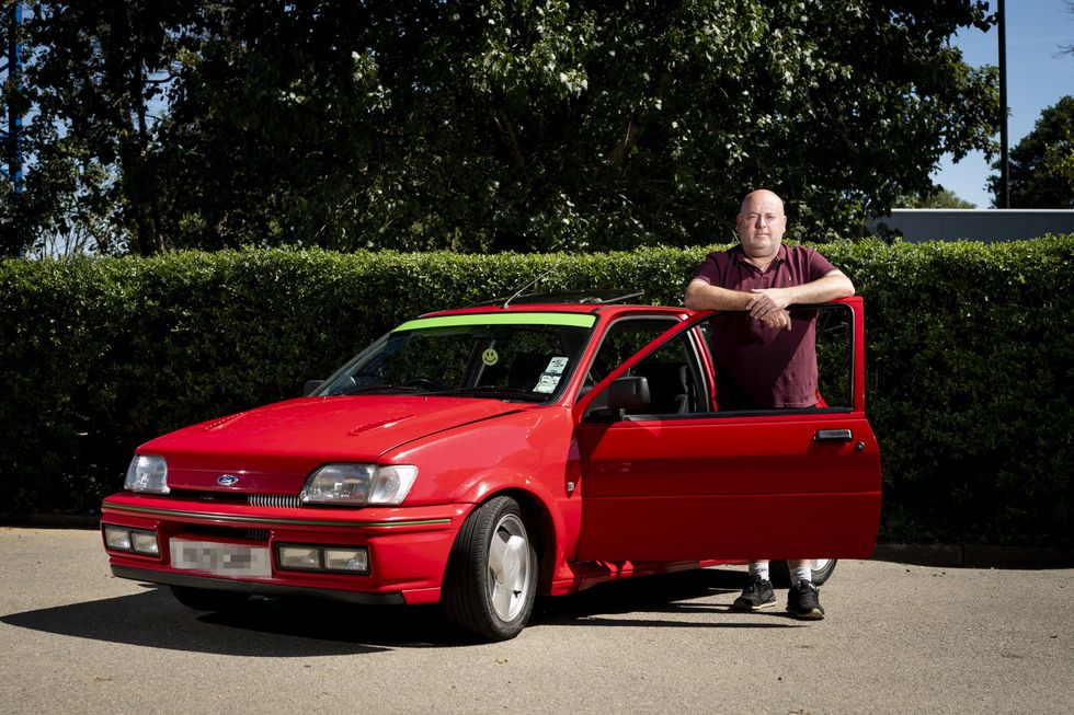 A 1991 Ford Fiesta RS Turbo