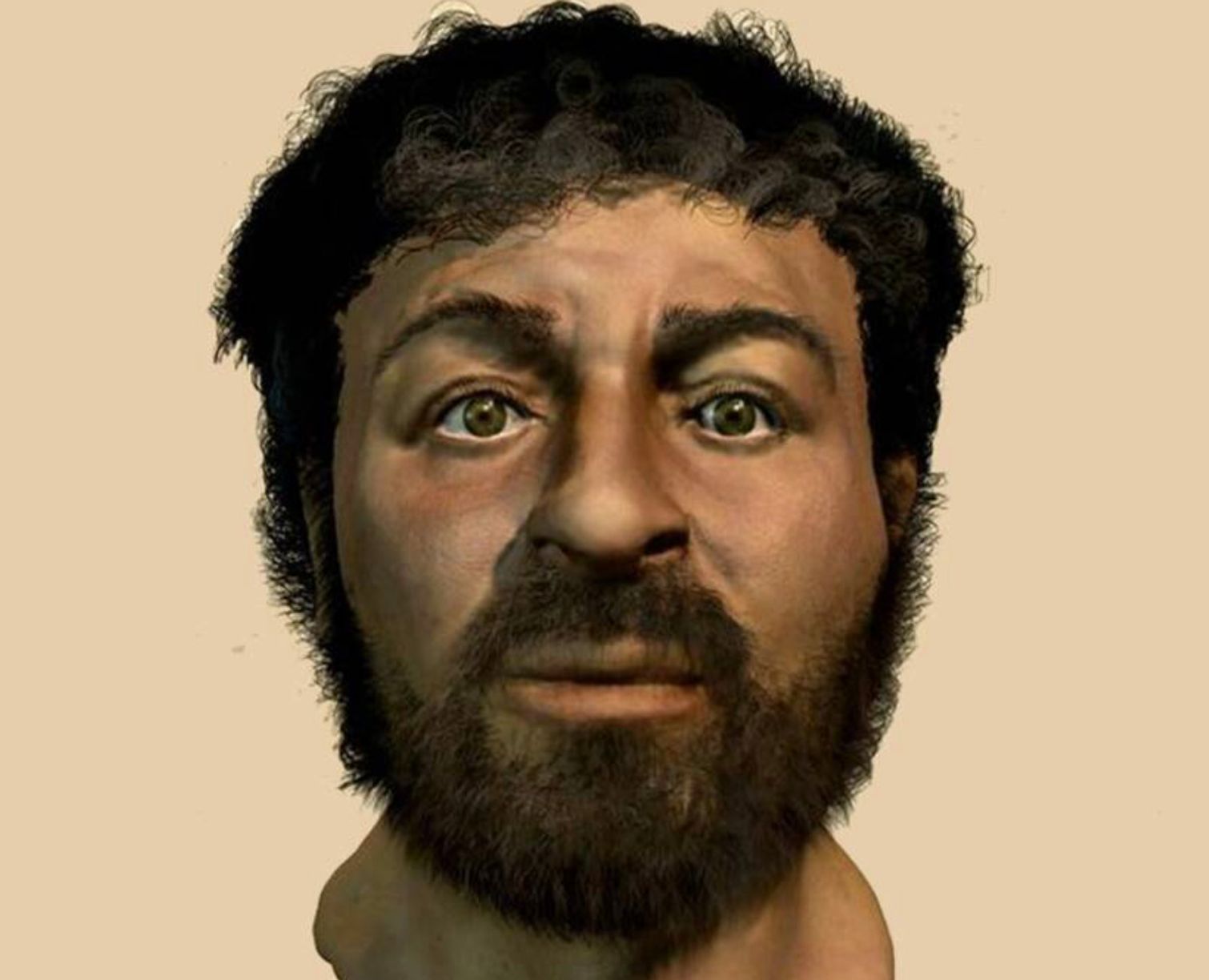 A 2001 image of Jesus released by a forensic facial expert supports the newer reconstruction