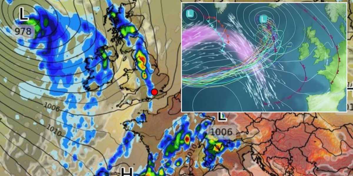 UK weather: Ex-hurricane Erin triggers 'week of wind and rain' after bank holiday heat surge