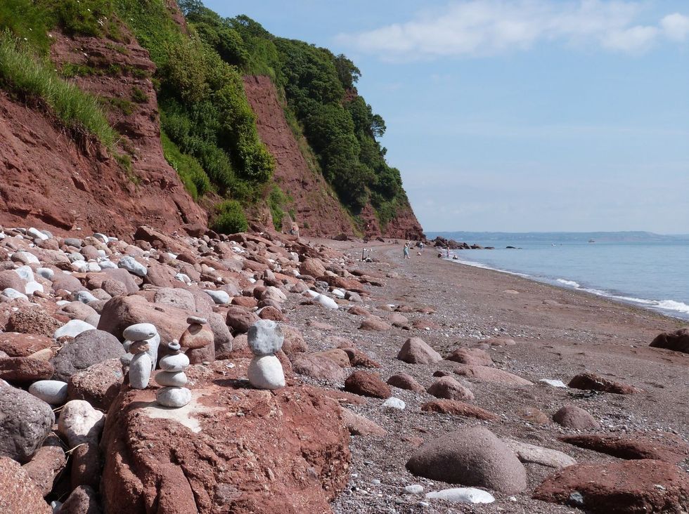 A beach in Shaldon