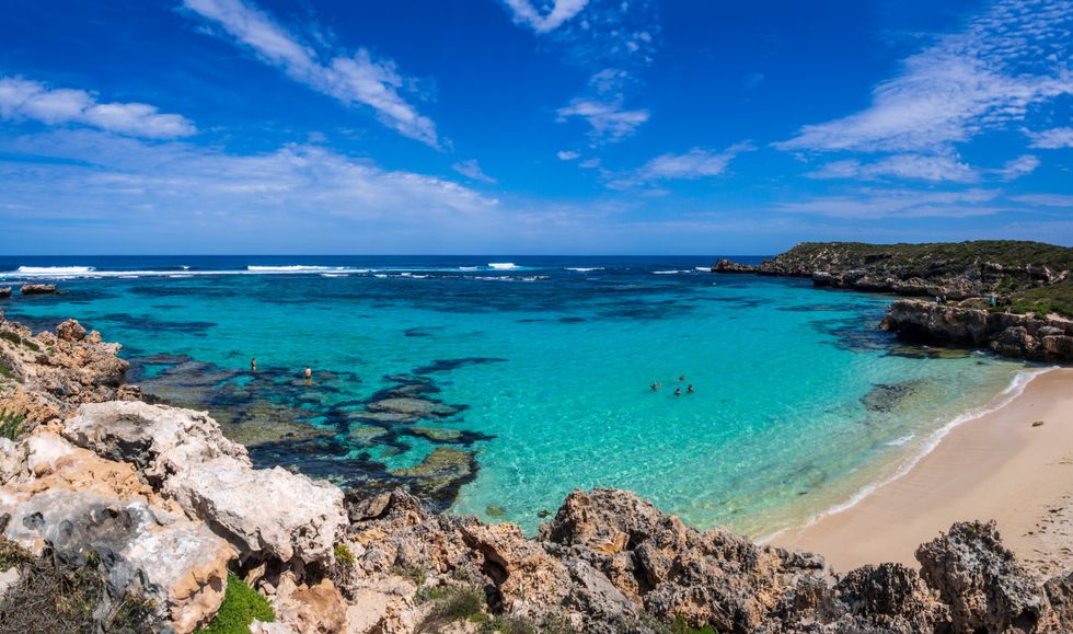 A beach on Rottnest Island