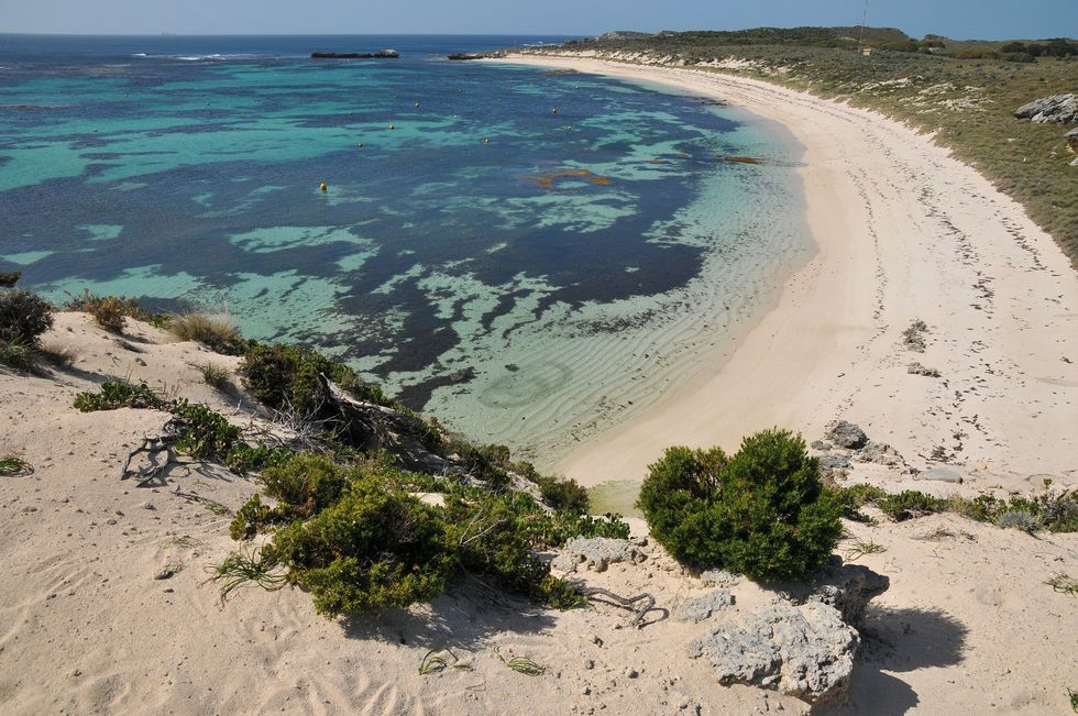 A beach on Rottnest Island