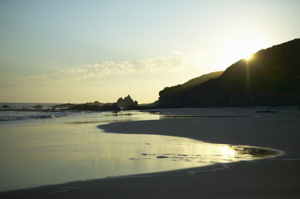 A beach