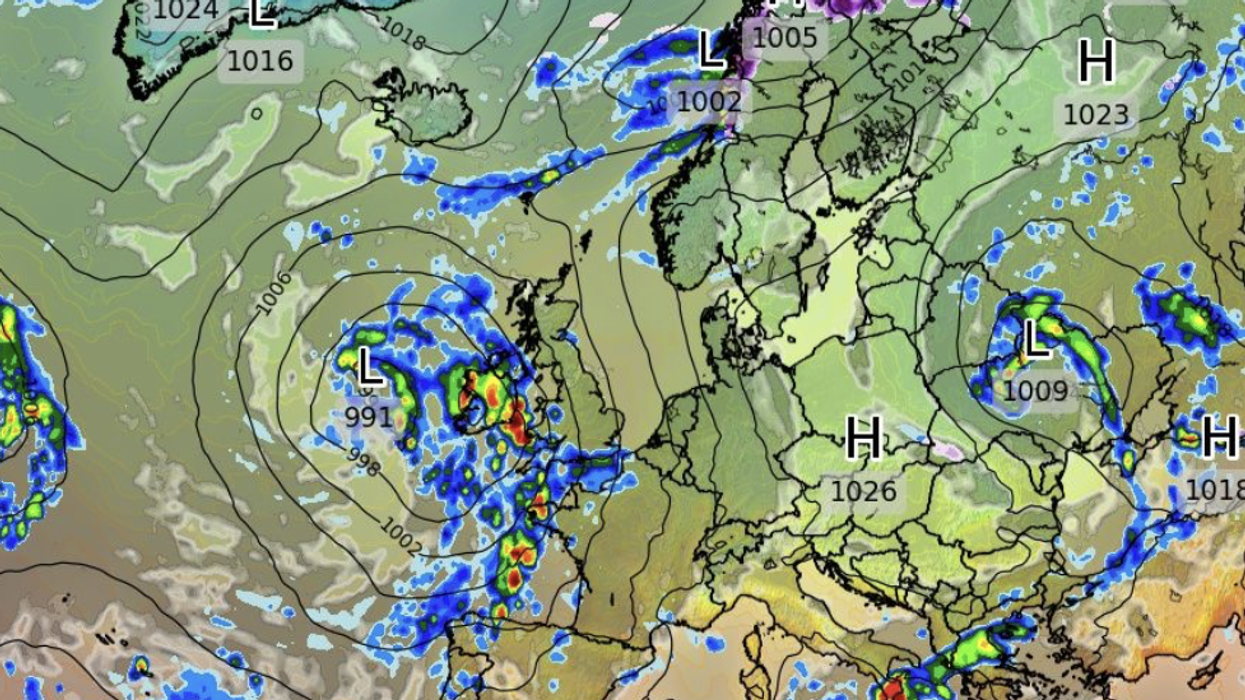 A big area of high pressure has been with us for a number of days