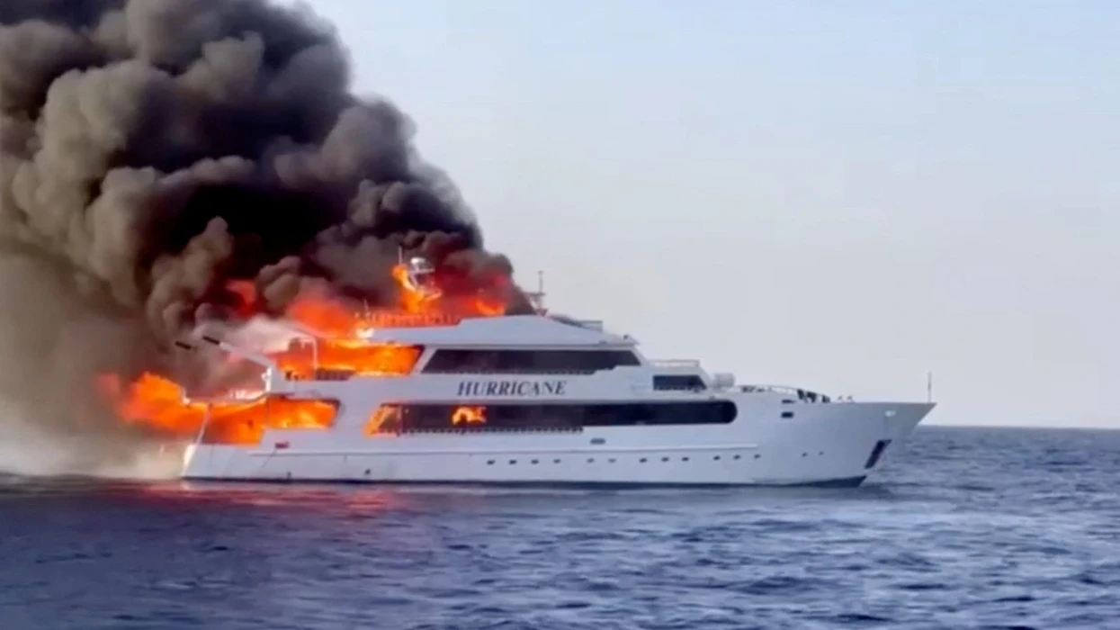 A blaze erupted on the Hurricane diving boat