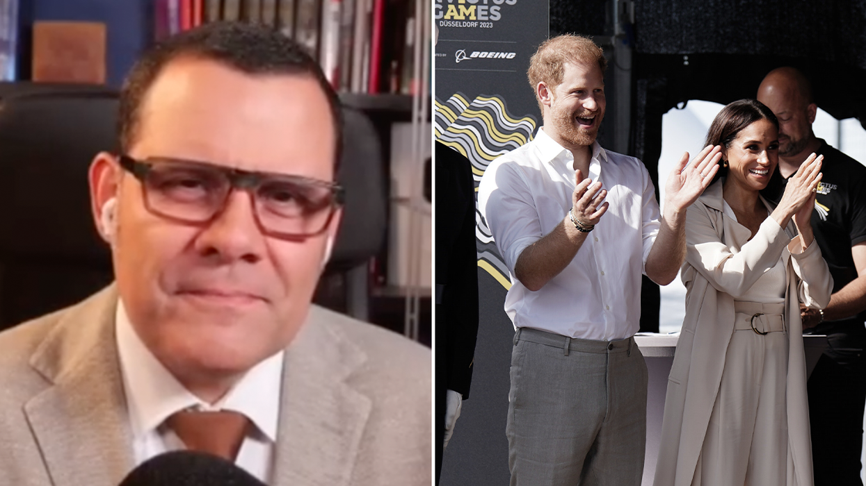 A body language expert has claimed Meghan Markle made a gesture that 'changed' Harry