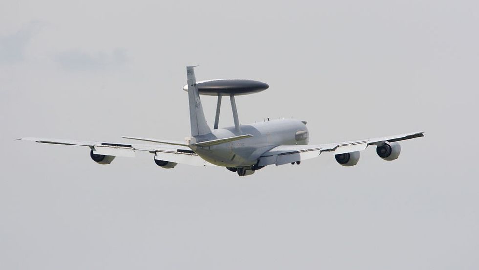 A Boeing E-3 Sentry AWACS