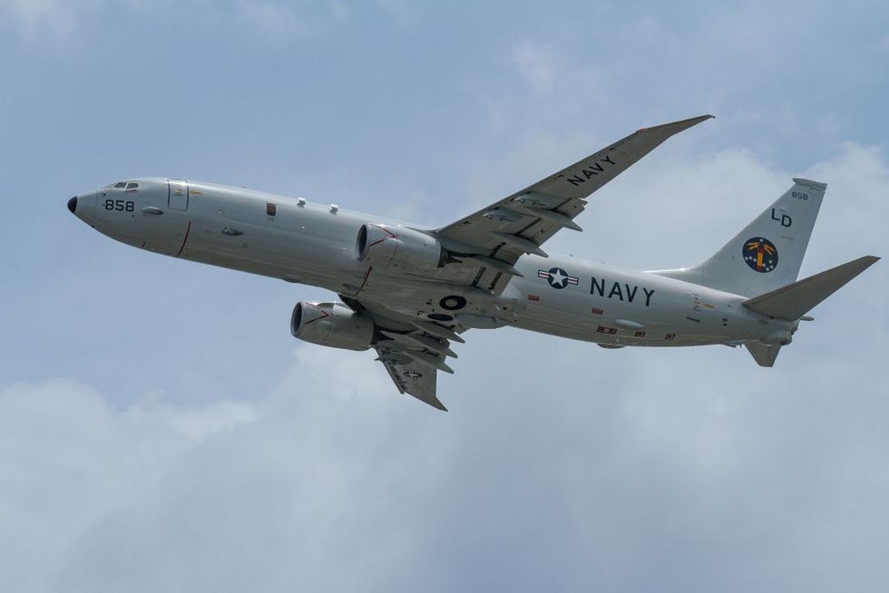 A Boeing P8A Poseidon multi-mission maritime patrol aircraf\u200b