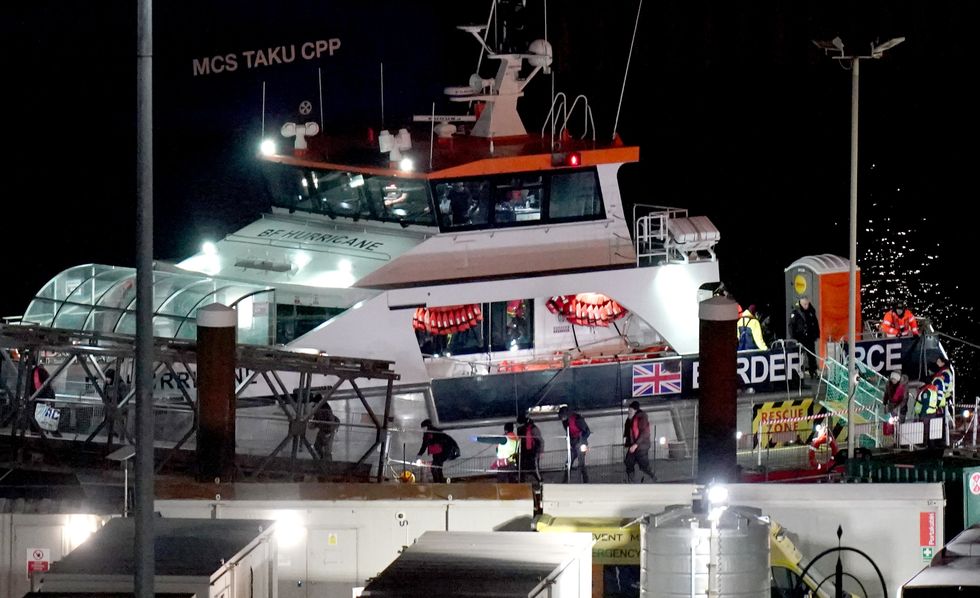 A border police boat