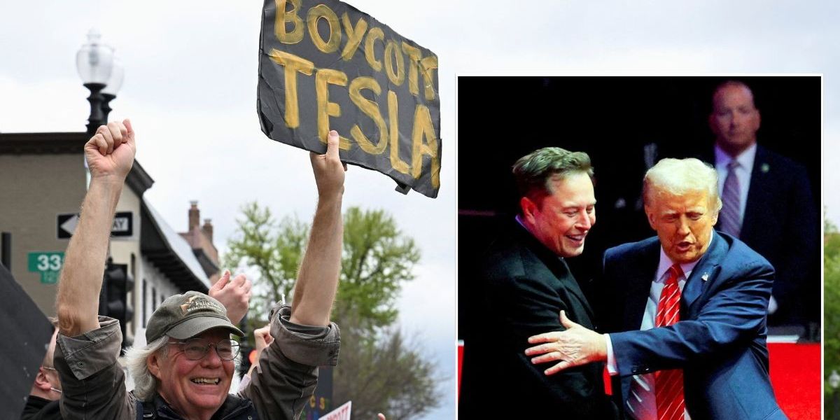 NextImg:Elon Musk blamed for poor Tesla sales as activists launch boycott over right-wing ties - 'No product can fix this'