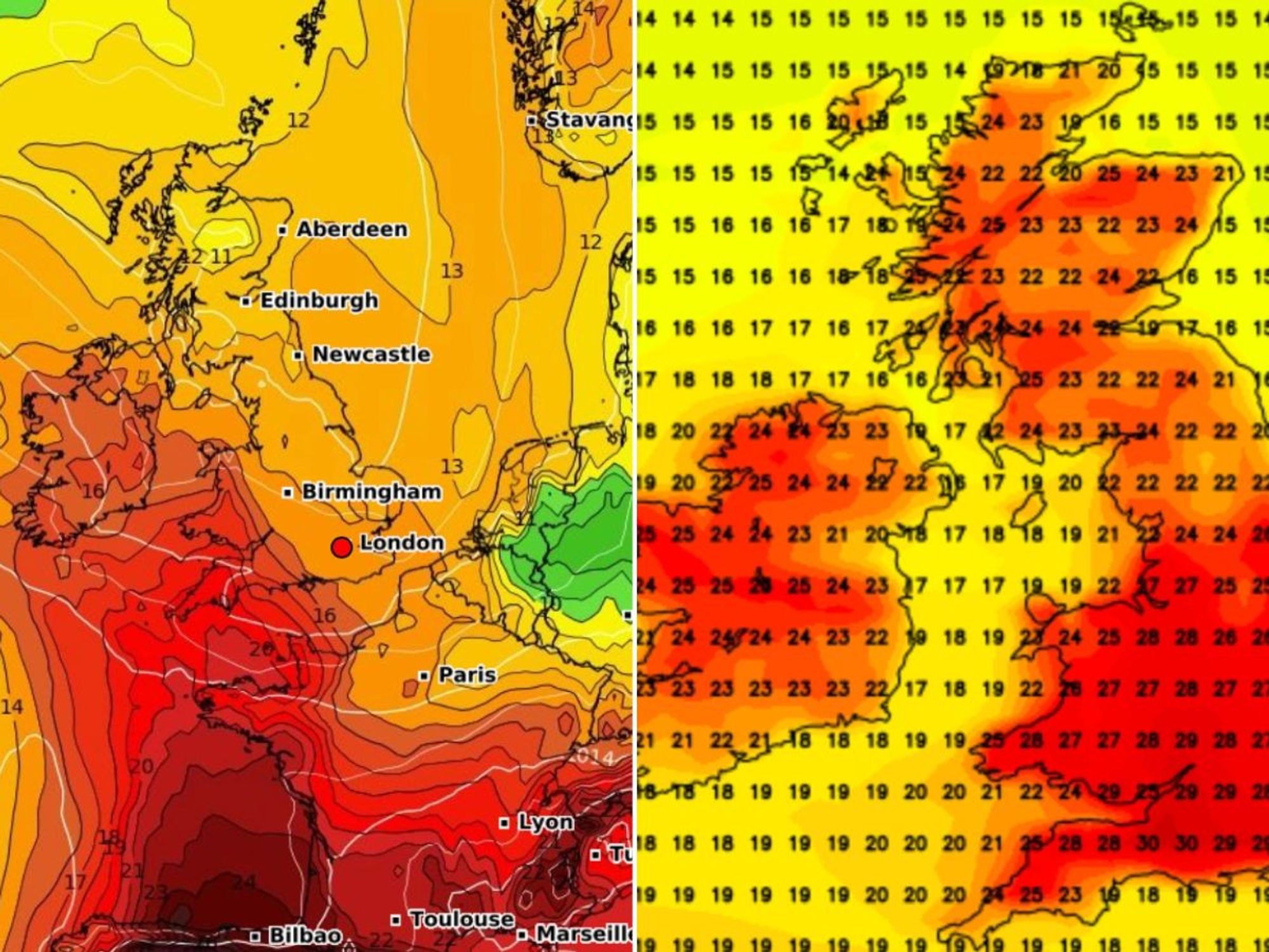 UK weather: Britons to brace for ANOTHER 30C 'fire blast' as Bermuda heat dome sweeps across country