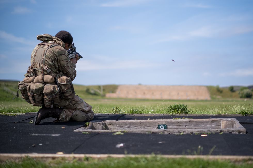 A British soldier died during a training incident in the Middle East