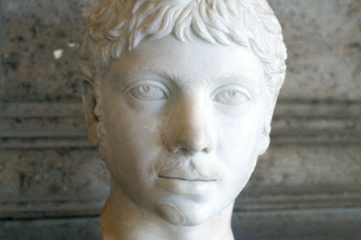 A bust of Elagabalus