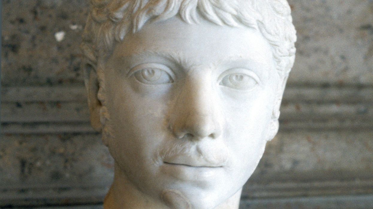 A bust of Elagabalus