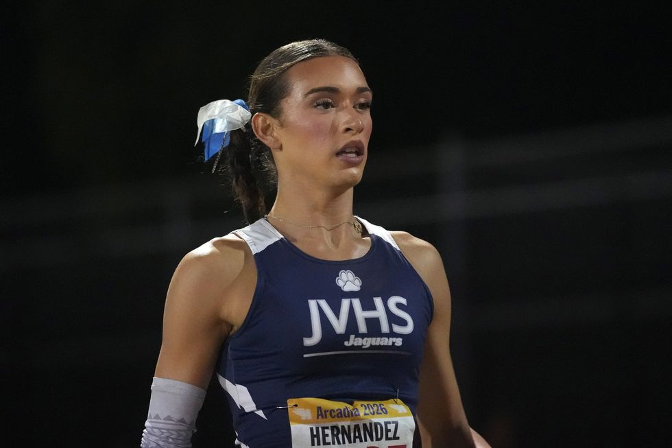 A California high school track meet on Saturday became the latest flashpoint in the debate over transgender athletes in women's sport, with a demonstration outside the venue giving way to commanding performances inside