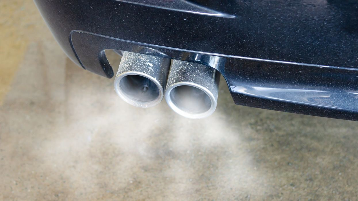 A car exhaust