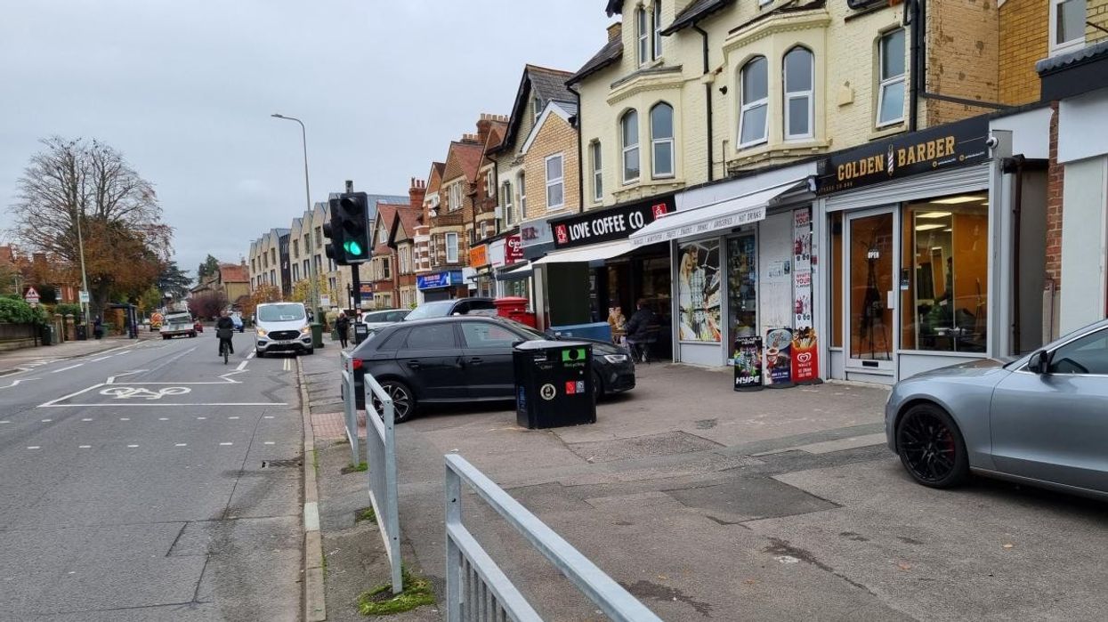 A car poorly parked