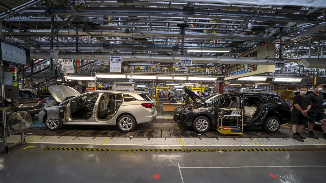 A car production plant