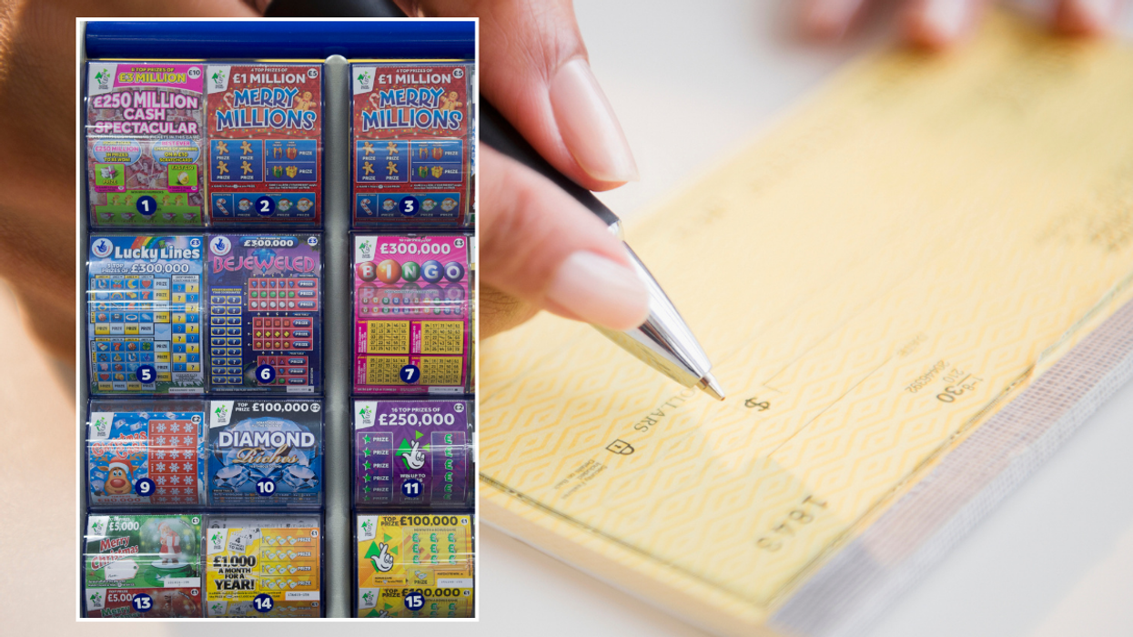 A cheque book