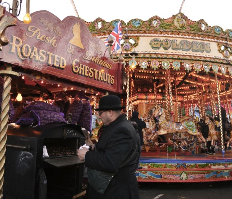 A Christmas market