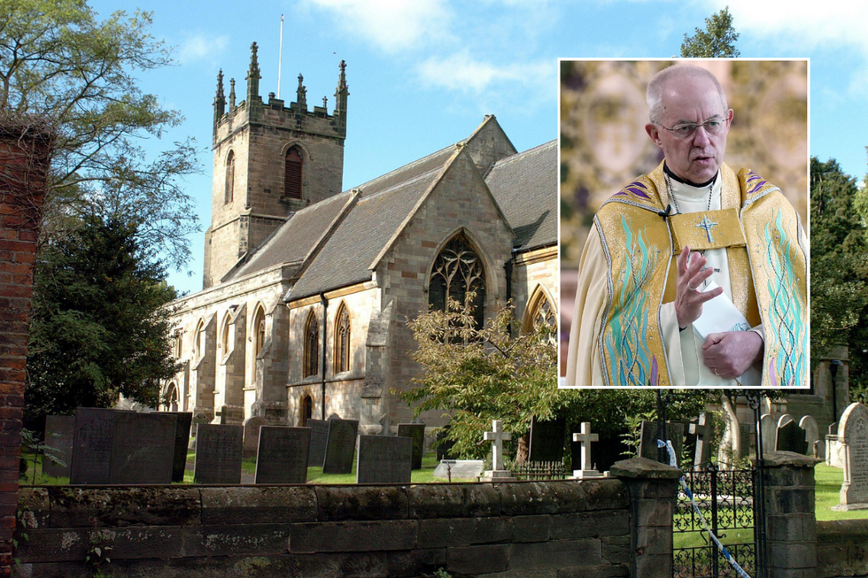 A church and Justin Welby