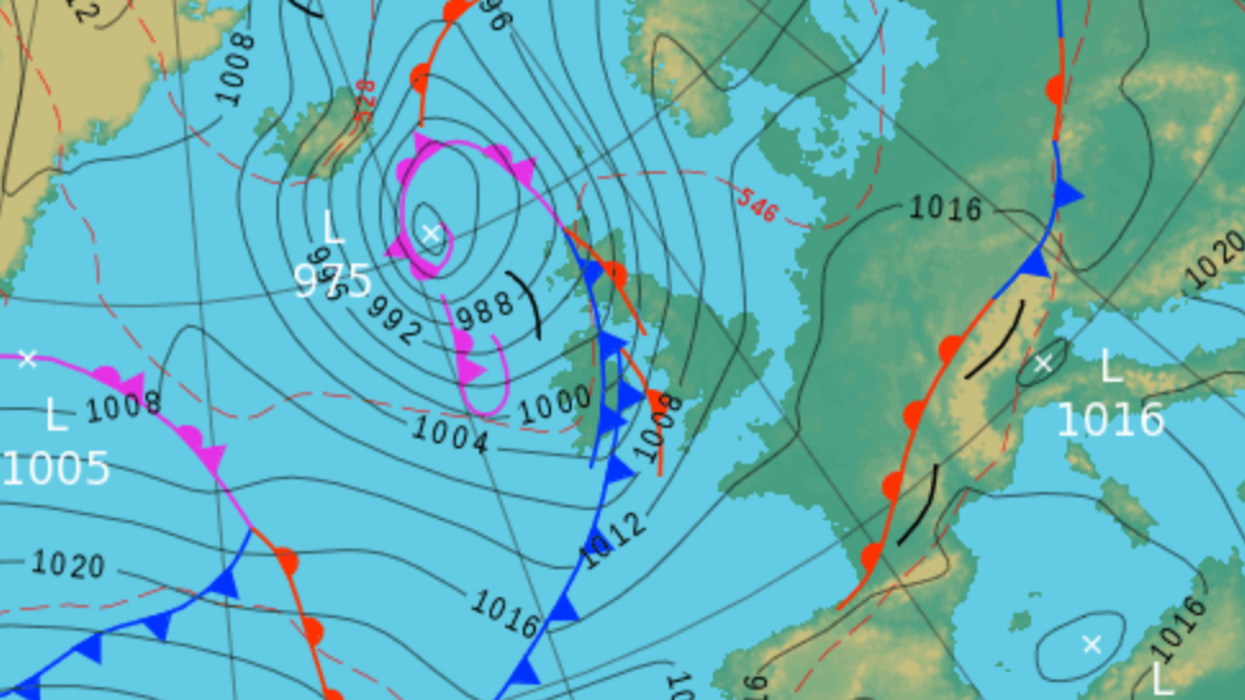 A cold front is on its way to western Europe
