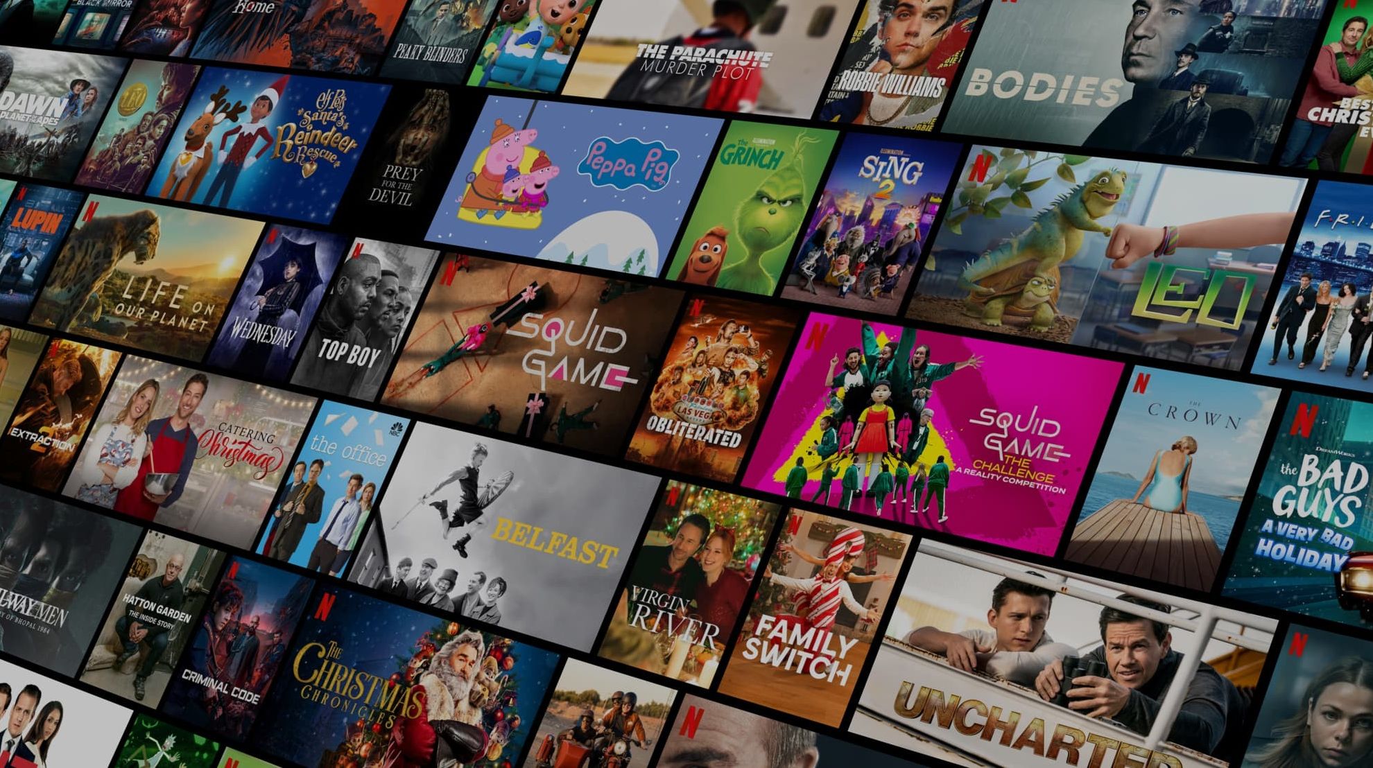 a collage of artwork for netflix films and shows