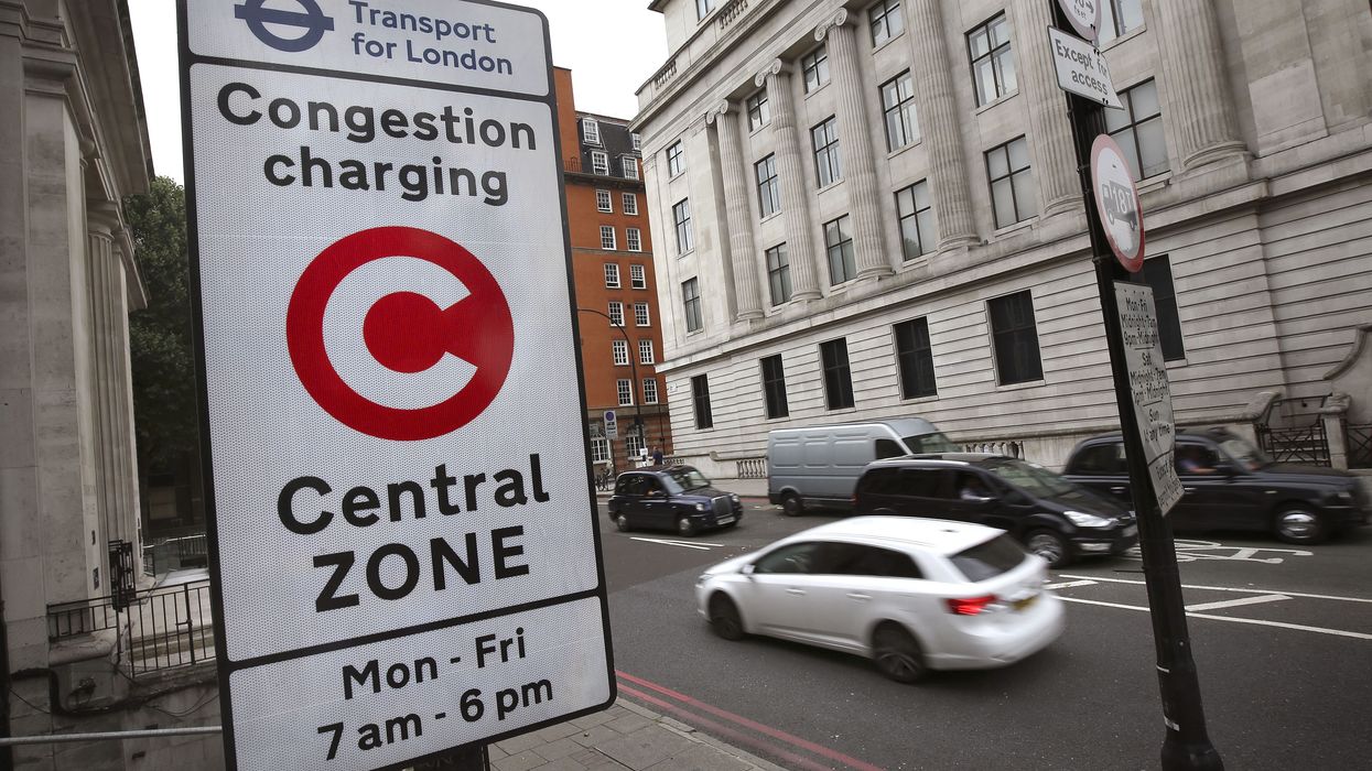 A Congestion Charge sign