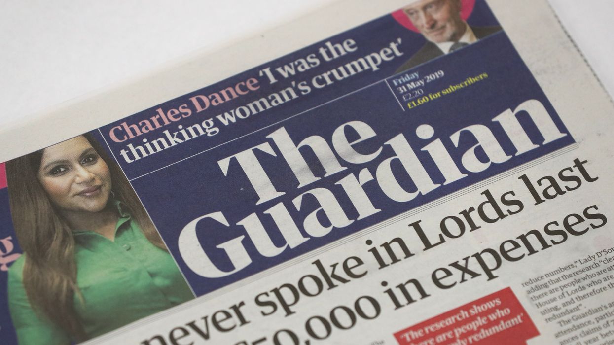 A copy of The Guardian from 2019.