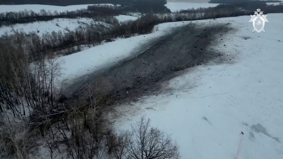 A crash site