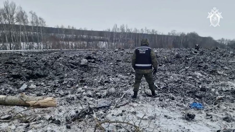 A crash site