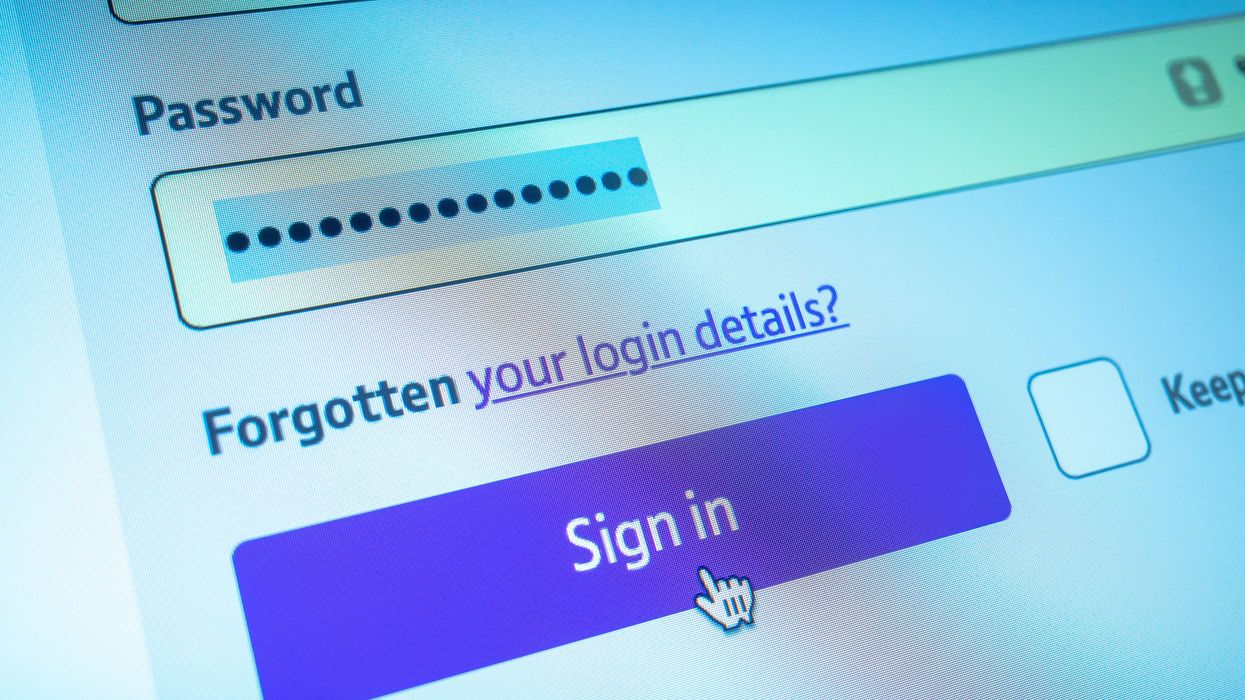 a cursor hovers over the Sign In button after entering a password into an online login form