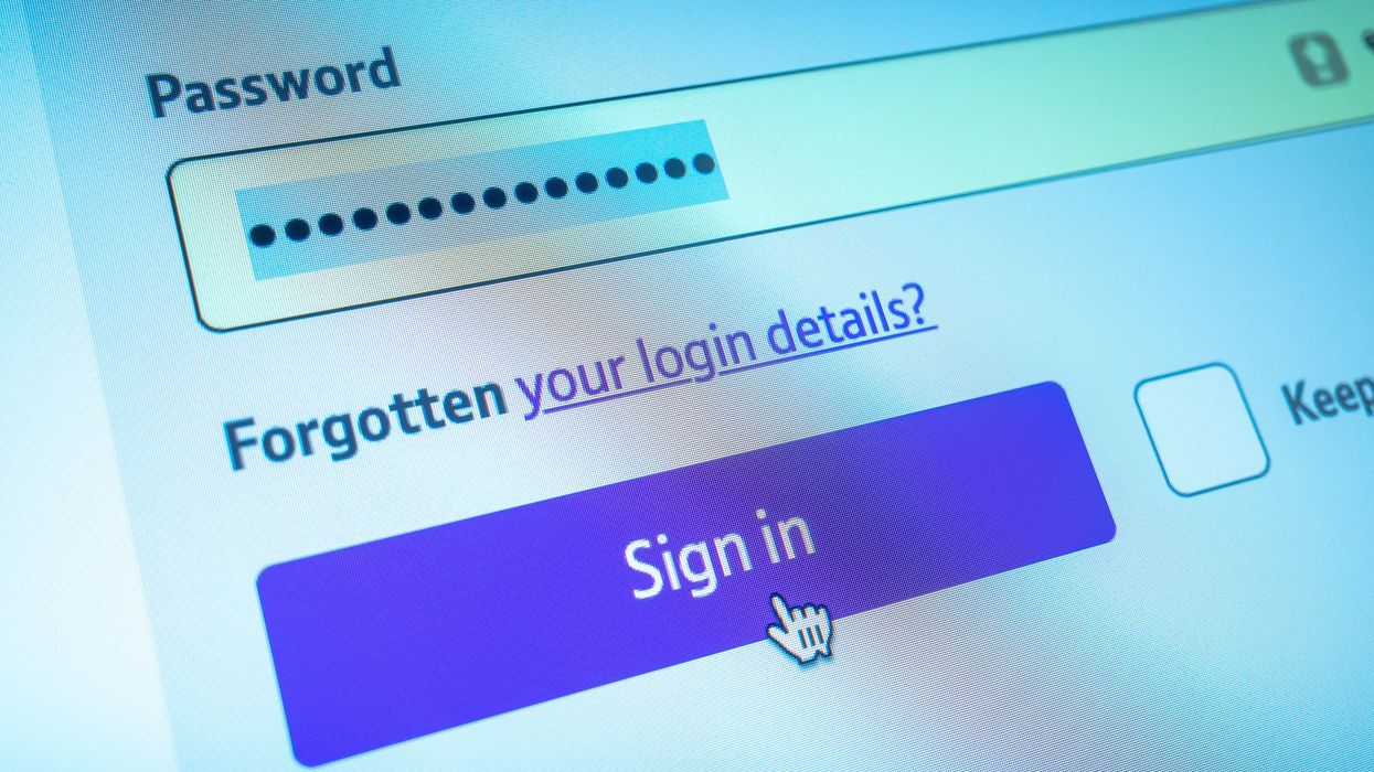 a cursor hovers over the Sign In button after typing in a password into an online form