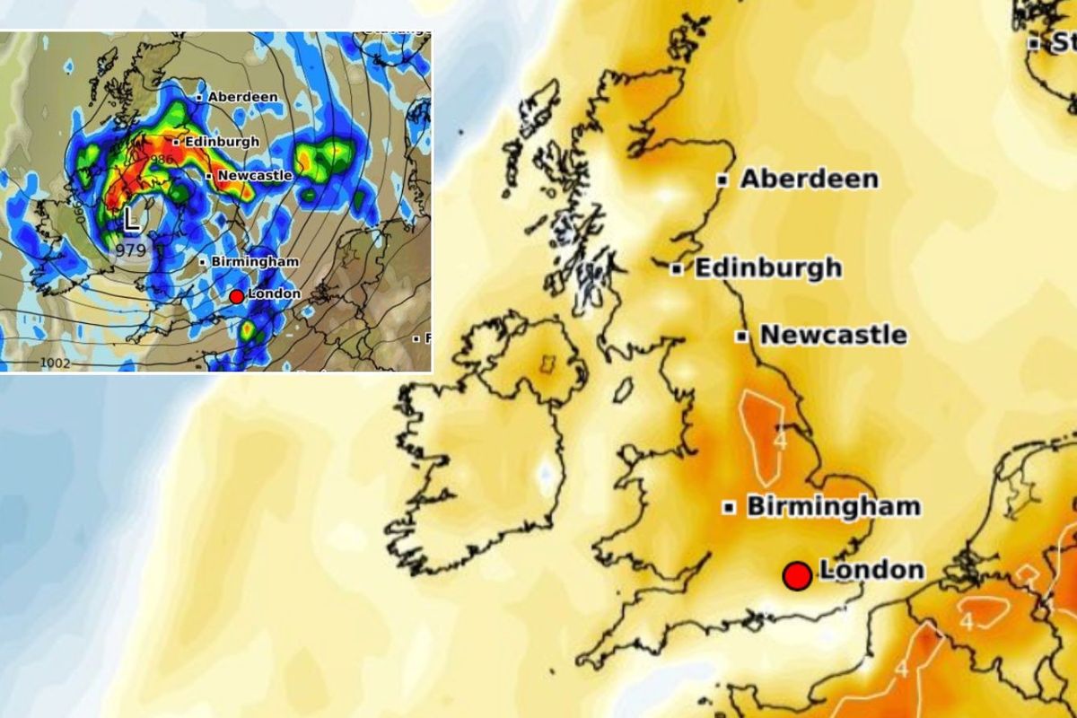 UK weather: 'Last gasp of summer' to blast Britain with temperatures rising to 24C before thunderstorms and hail strike