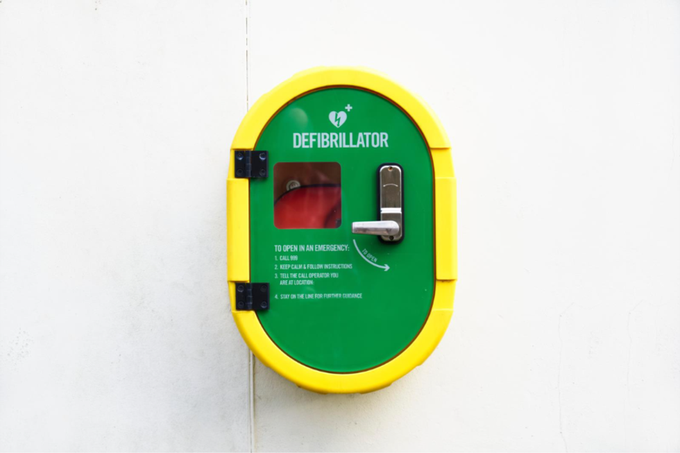 A defibrillator