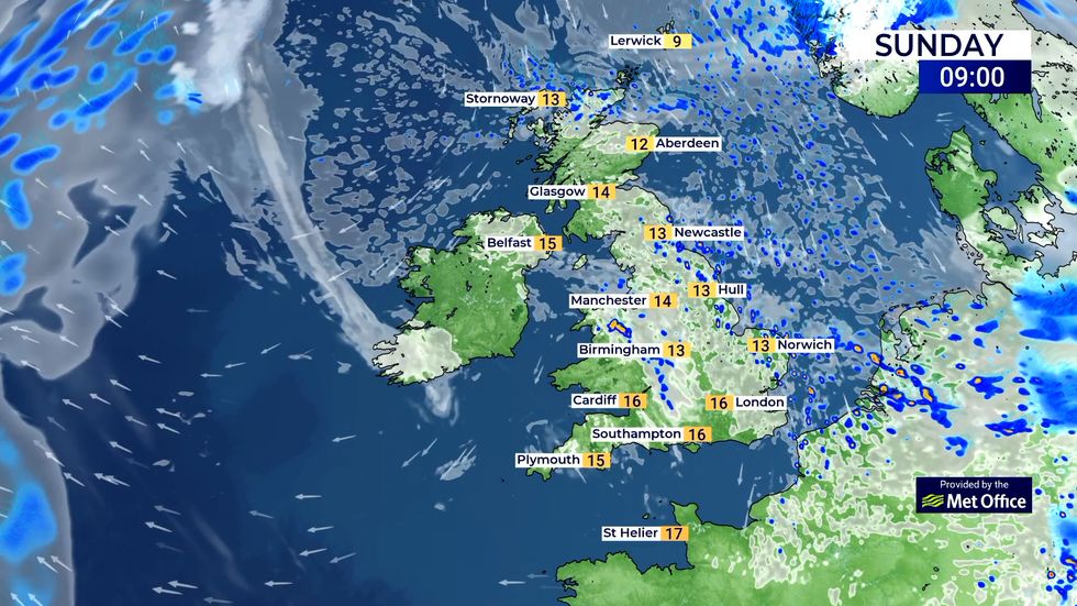A dry start is expected in most areas across the UK.