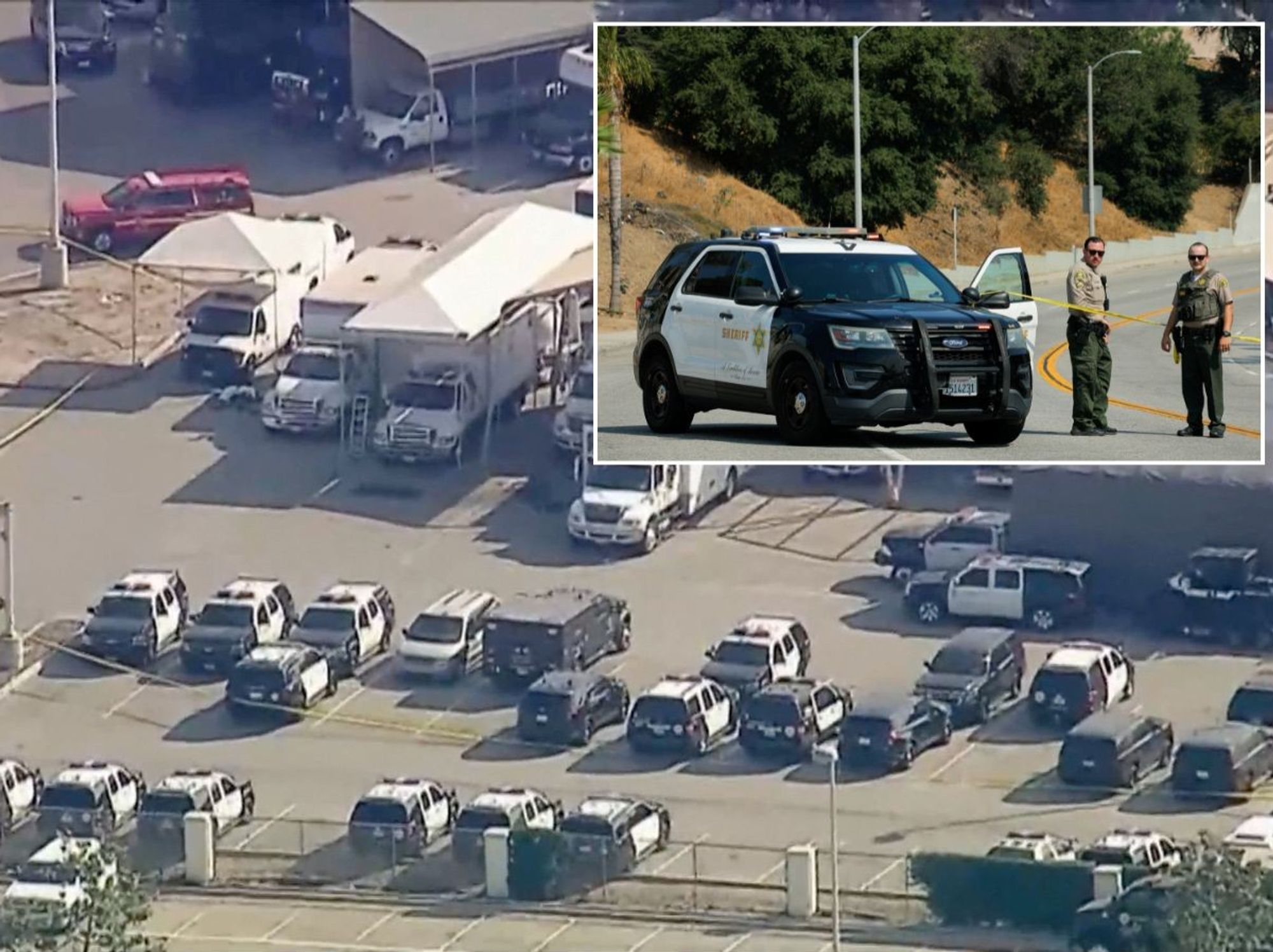 Three dead after explosion at Los Angeles police training centre as 'bomb squad deployed'