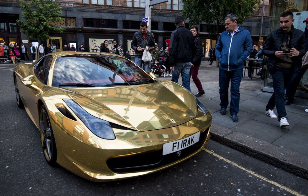 A Ferrari 458 Spider