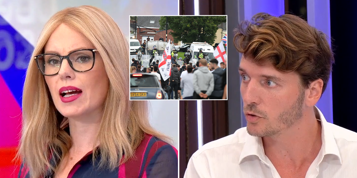 NextImg:Michelle Dewberry brilliantly slaps down guest who claims GB News has sparked violence: 'Don't talk nonsense!'