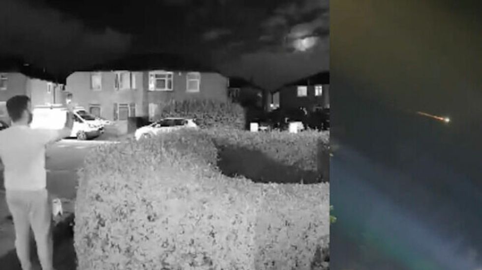 A fireball seen shooting through the skies above parts of the UK was a meteor, experts have said