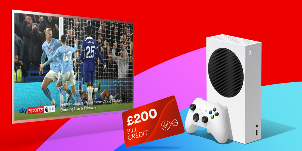 Virgin Media users can choose between 200 off or FREE Xbox